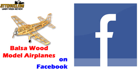 Balsa Model Airplane Facebook Signup Button