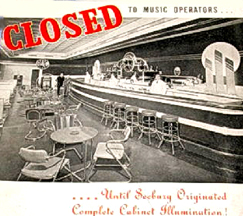 Seeburg ad - closed to jukeboxes