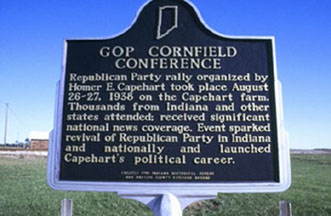 Historical Marker for the Capehart Cornfield Conference