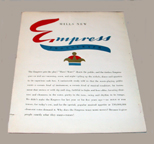 Brochure for the Mills Empress Jukebox   