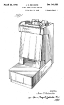 The Infamous Foot X-Ray Machine, Patent D-149,088