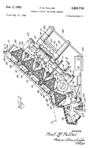 Paul Fuller Triplex Keyboard Patent No.  2,612,710 side