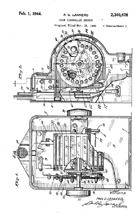 Lannerd Jukebox selector Control Mechanism, Patent No. 2,340,478