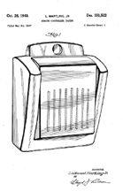 Jukebox, Martling Design Patent D-151,522