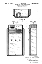 Receiver Cabinet, Meagher Design Patent D-150,998