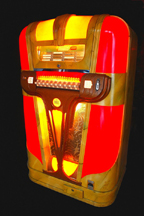 Mills Empress Jukebox - Red Scheme, lit