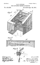 Mortimer Mills Original Vending Patent No. 450,336