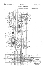 Mitchell Changer (1928) Patent No. 1,840,460