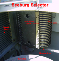 Photograph of Seeburg jukebox memory drum