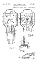 Seeburg Parking Meter Patent No. 2,198,422