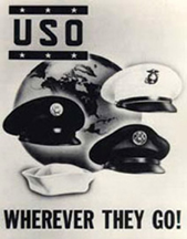 World War II USO Poster