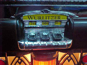 Wurlitzer Model 750 Jukebox - Coin Acceptor