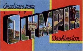 Olympia washington Postcard