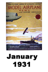  Model Airplane news cover for January of 1931