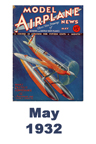  Model Airplane news cover for May of 1932