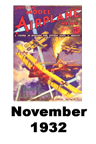  Model Airplane news cover for Nov of 1932 