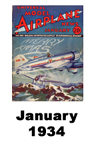  Model Airplane news cover for January of 1934 