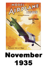  Model Airplane news cover for November of 1935 