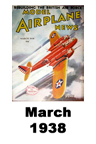  Model Airplane news cover for March of 1938 
