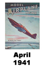  Model Airplane news cover for April of 1941 