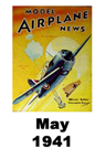  Model Airplane news cover for May of 1941 