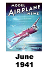  Model Airplane news cover for June of 1941 