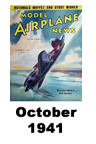  Model Airplane news cover for October of 1941 