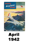  Model Airplane news cover for April of 1942 