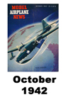  Model Airplane news cover for October of 1942