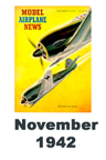  Model Airplane news cover for November of 1942 