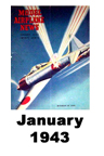  Model Airplane news cover for January of 1943 