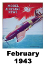  Model Airplane news cover for February of 1943 