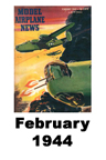  Model Airplane news cover for February of 1944 