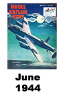  Model Airplane news cover for June of 1944 