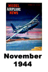  Model Airplane news cover for October of 1944 