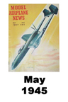  Model Airplane news cover for May of 1945 