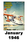  Model Airplane news cover for January of 1946 