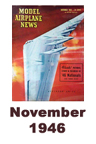  Model Airplane news cover for November of 1946 