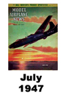  Model Airplane news cover for July of 1947 
