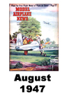  Model Airplane news cover for August of 1947 