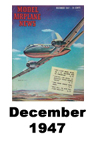  Model Airplane news cover for December of 1947 