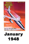  Model Airplane news cover for January of 1948 