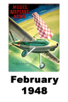  Model Airplane news cover for February of 1948 