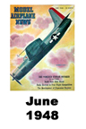  Model Airplane news cover for June of 1948 