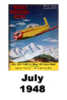  Model Airplane news cover for July of 1948 