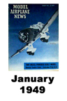  Model Airplane news cover for January of 1949 