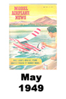  Model Airplane news cover for May of 1949 