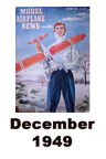  Model Airplane news cover for December of 1949 