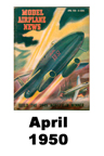  Model Airplane news cover for April of 1950 