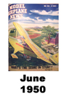  Model Airplane news cover for June of 1950 